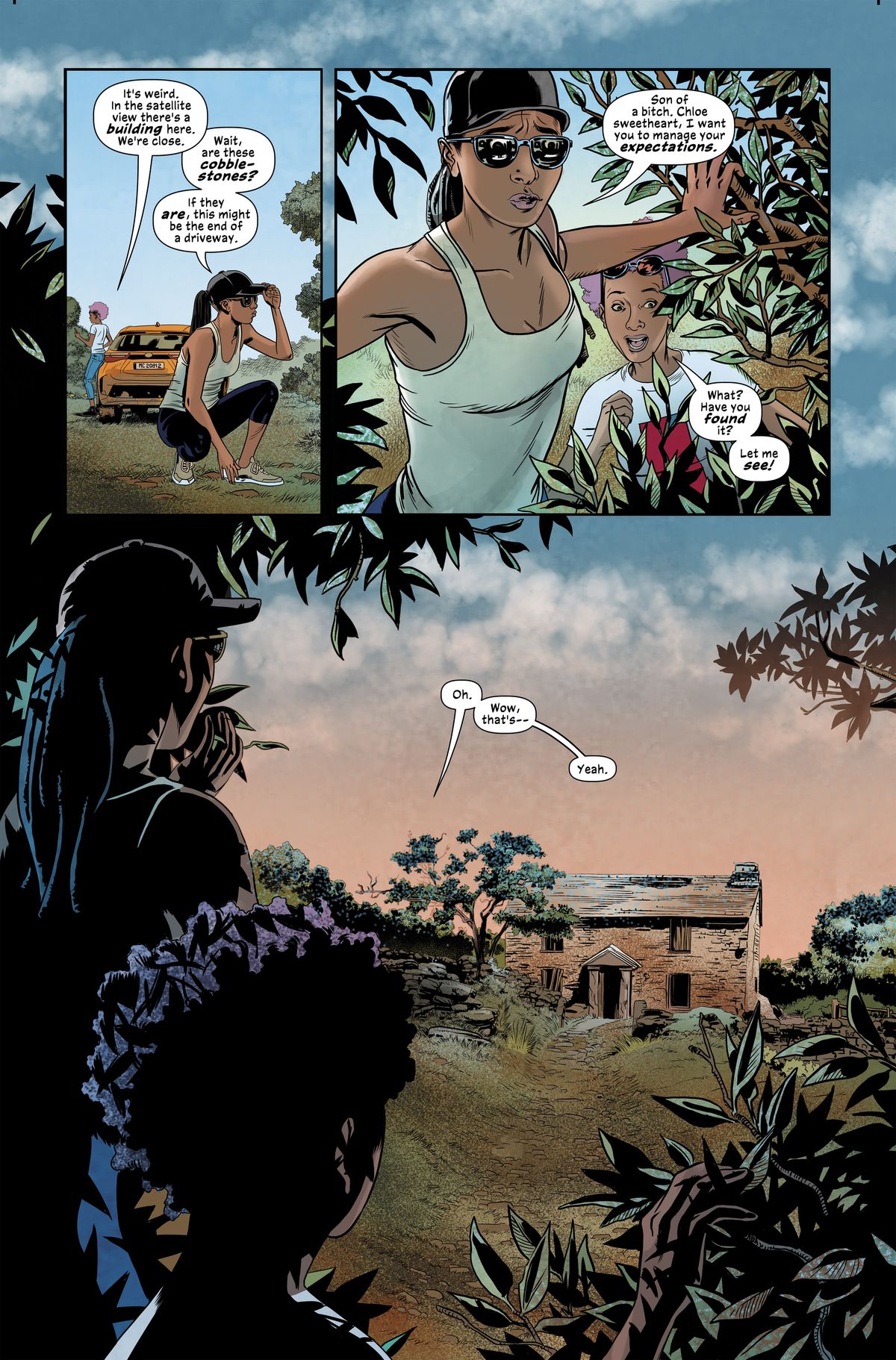Interior pages from GhostBox #1.