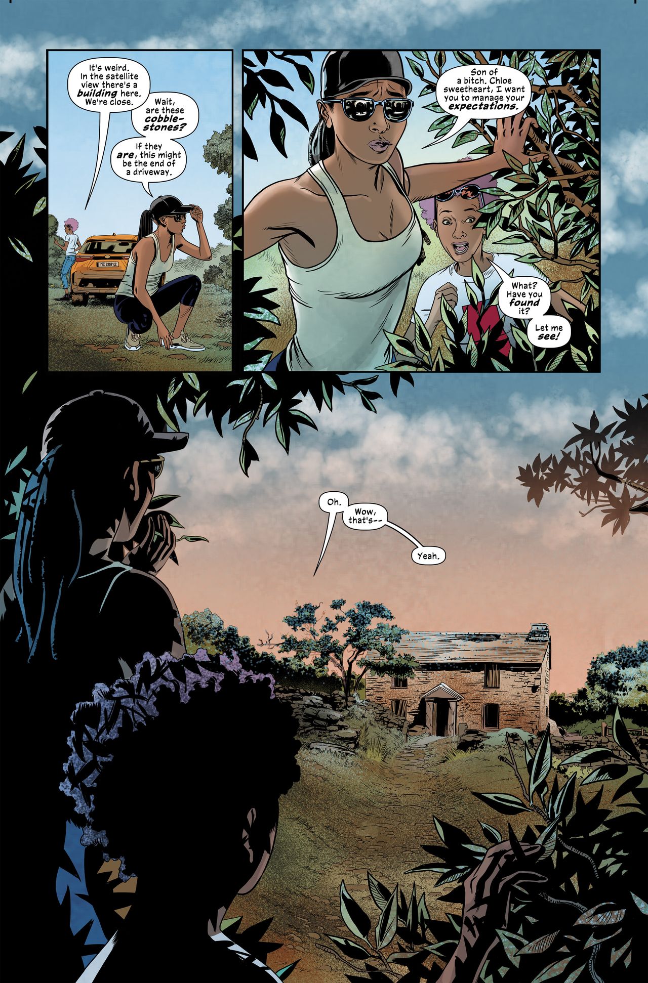 Interior pages from GhostBox #1.