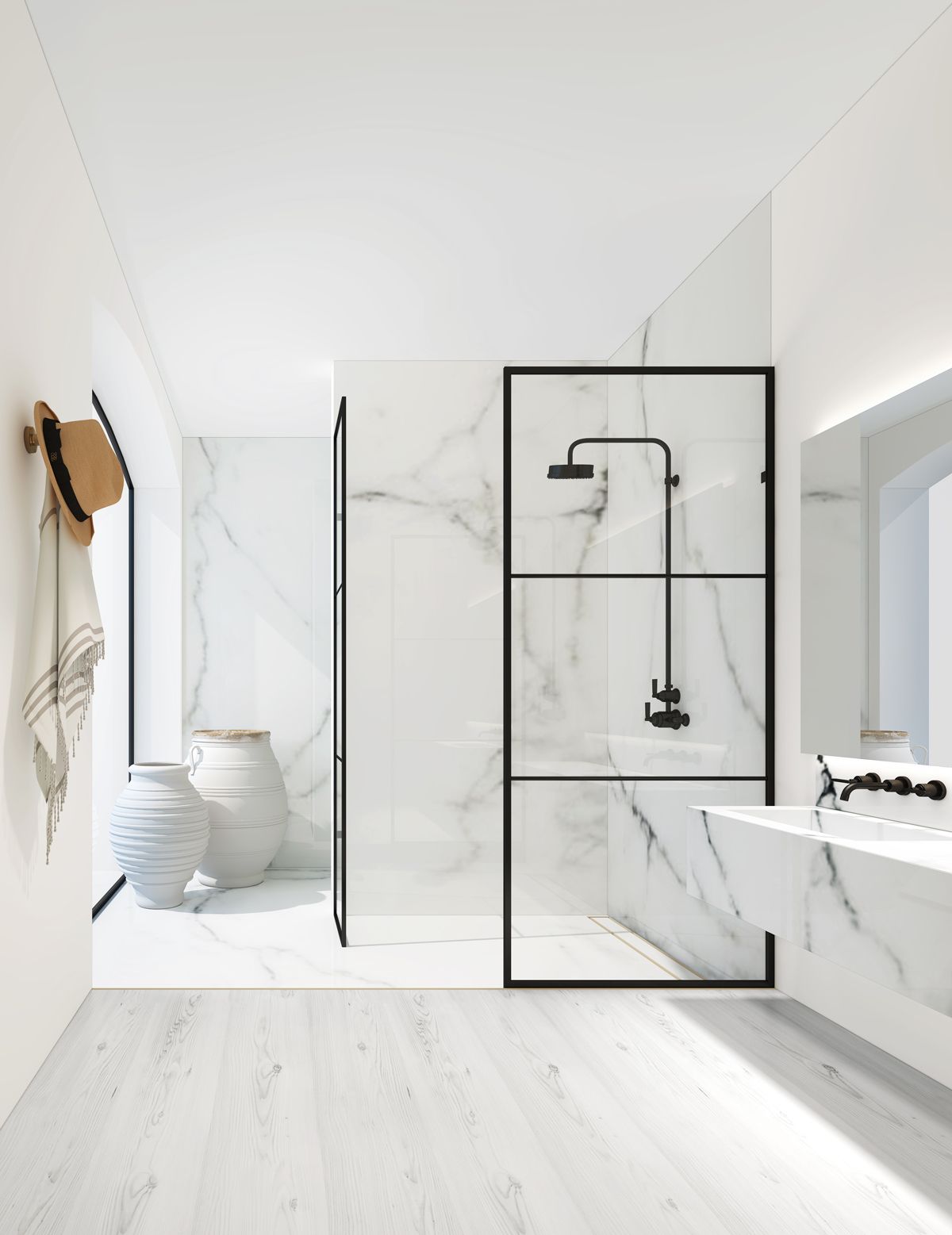 Crittall shower screens the urban style steps into the shower