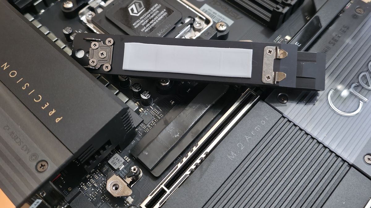 Testing motherboard m.2 heatsinks