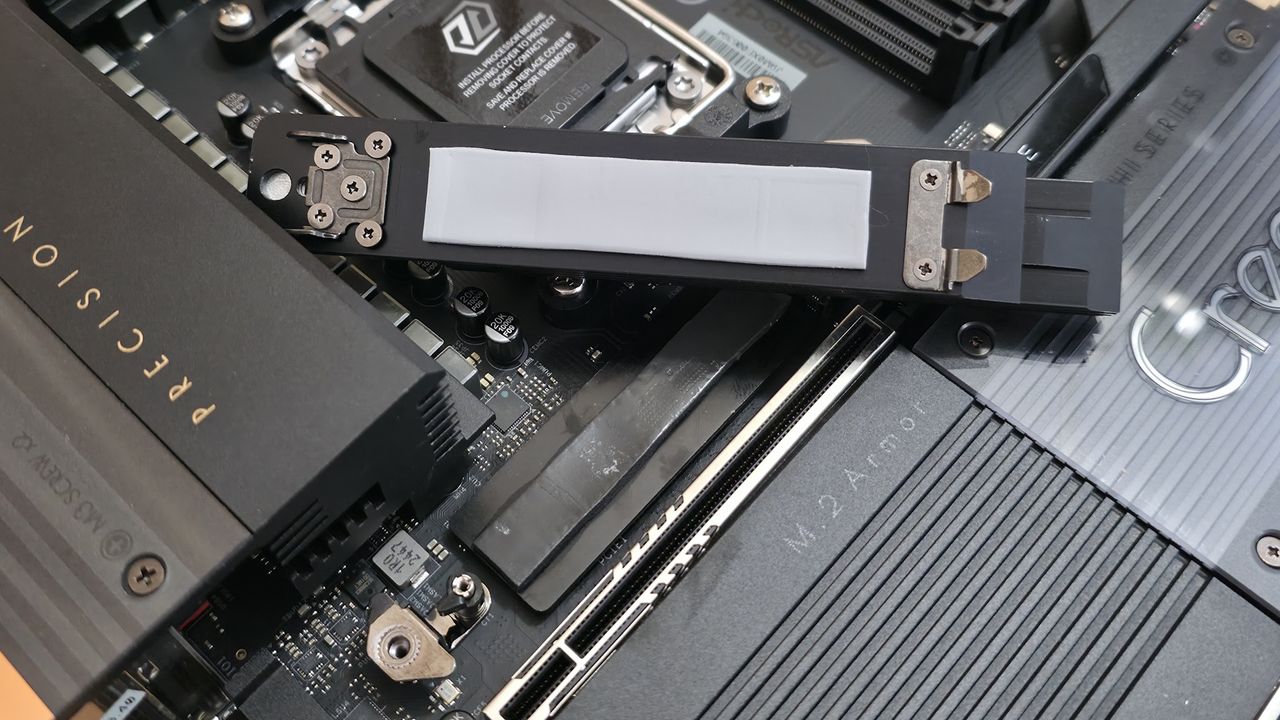 Testing motherboard m.2 heatsinks