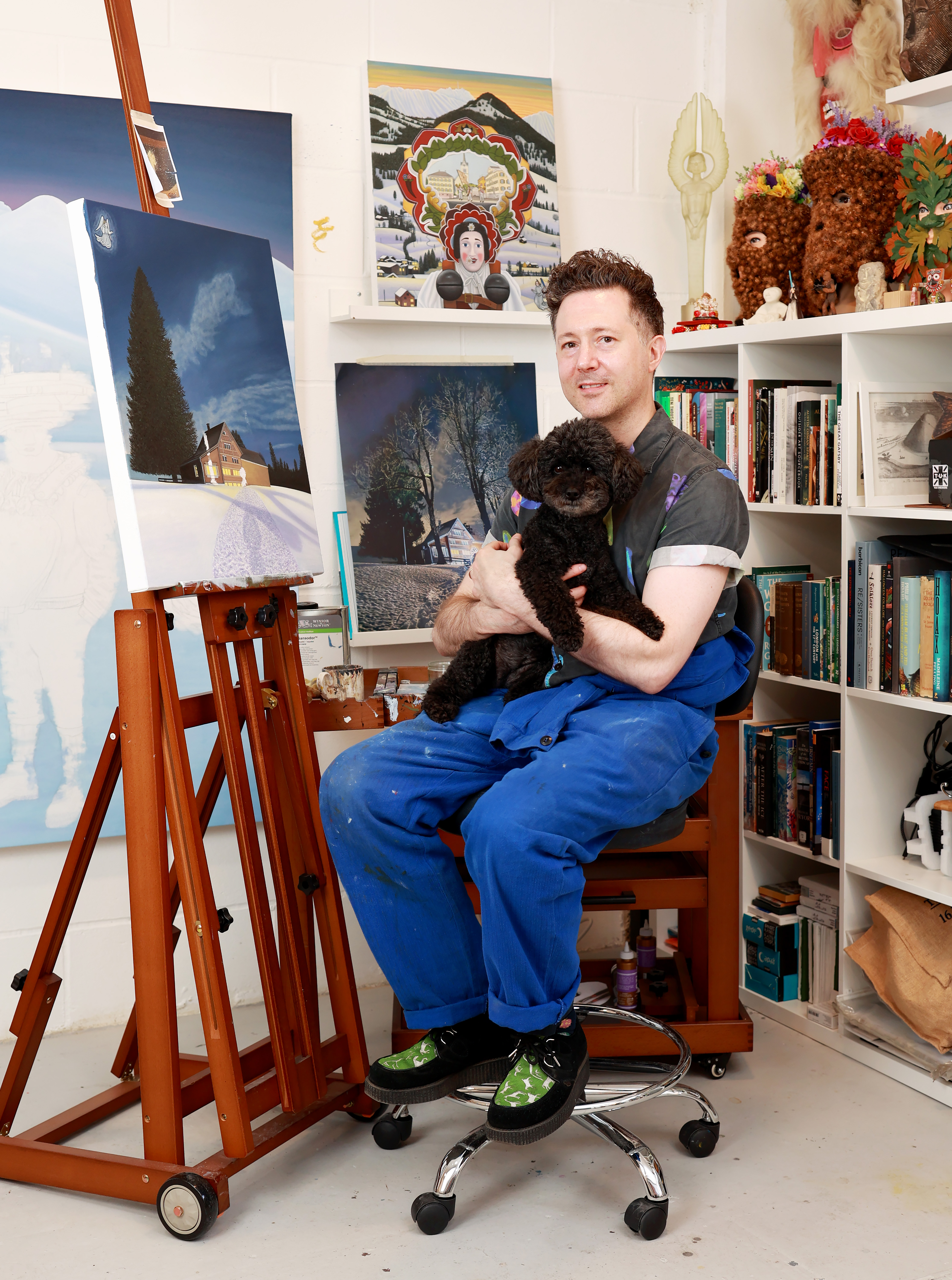 Ben Edge and his dog Luna
