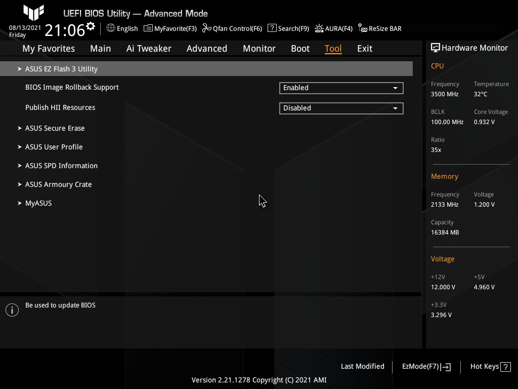 Asus TUF Gaming Z590-Plus WIFI