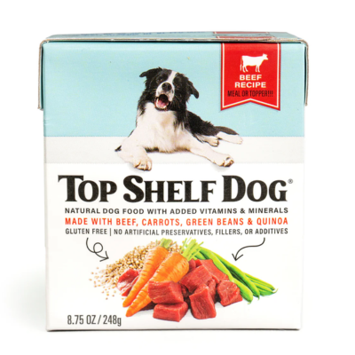 Top Shelf Dog Beef Dinner