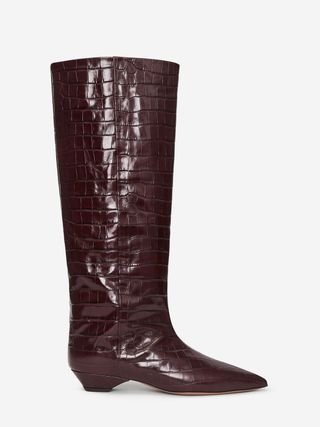 Knee-High Leather Boots