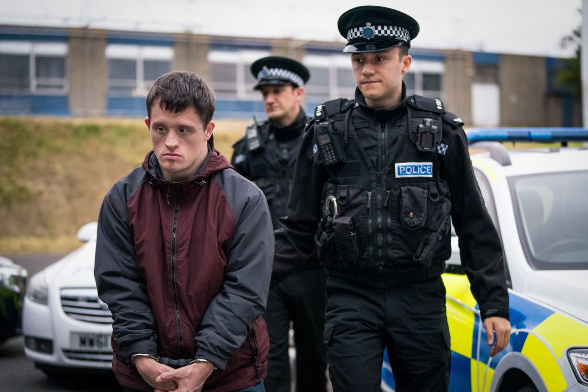 Terry Boyle and Ryan Pilkington in Line of Duty 