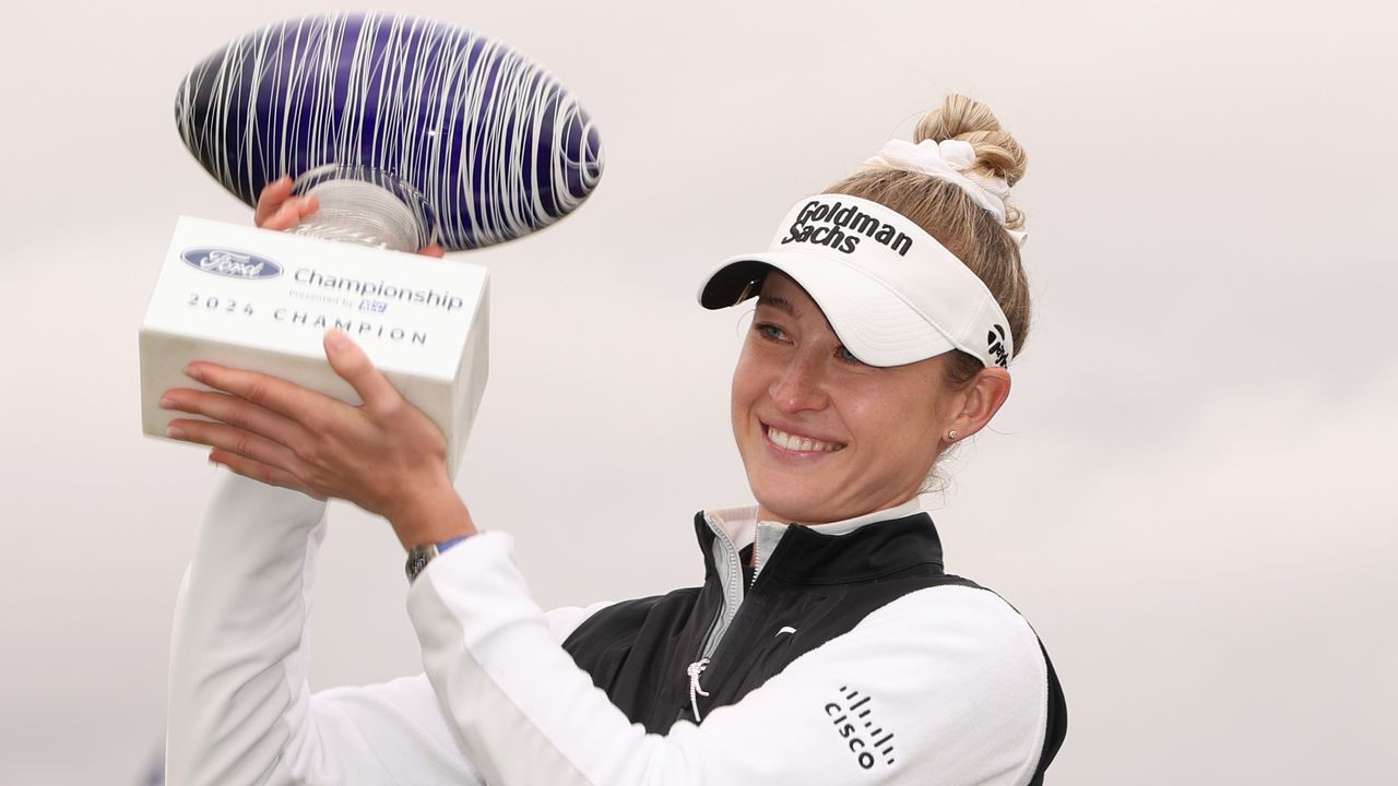 Nelly Korda three in a row