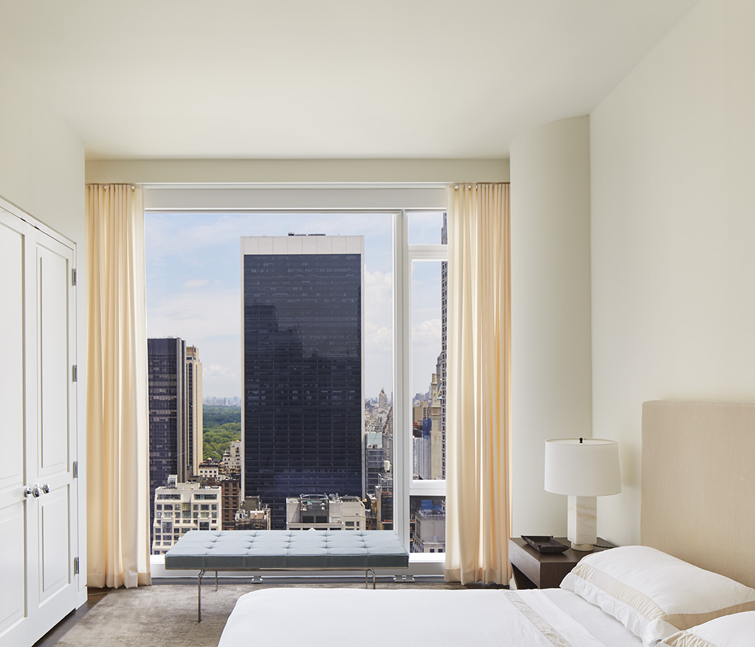 bedroom in Baccarat Residence NYC Architect Joe Serrins Studio