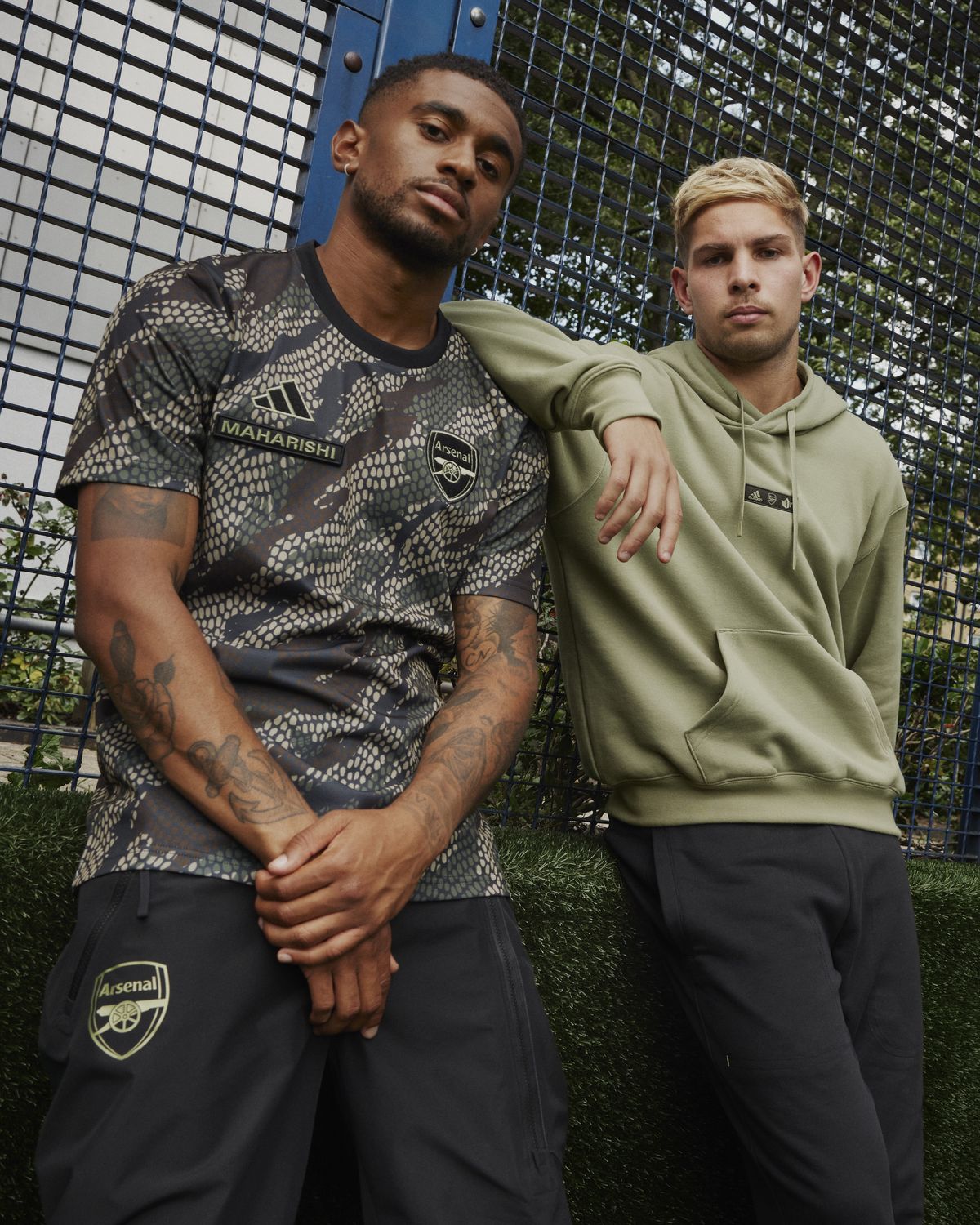 The Arsenal Adidas x Maharishi collection