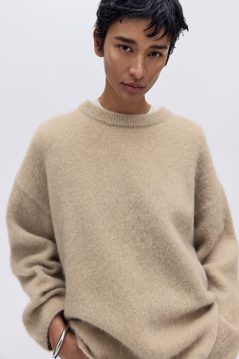 Oversized Mohair-Blend Sweater