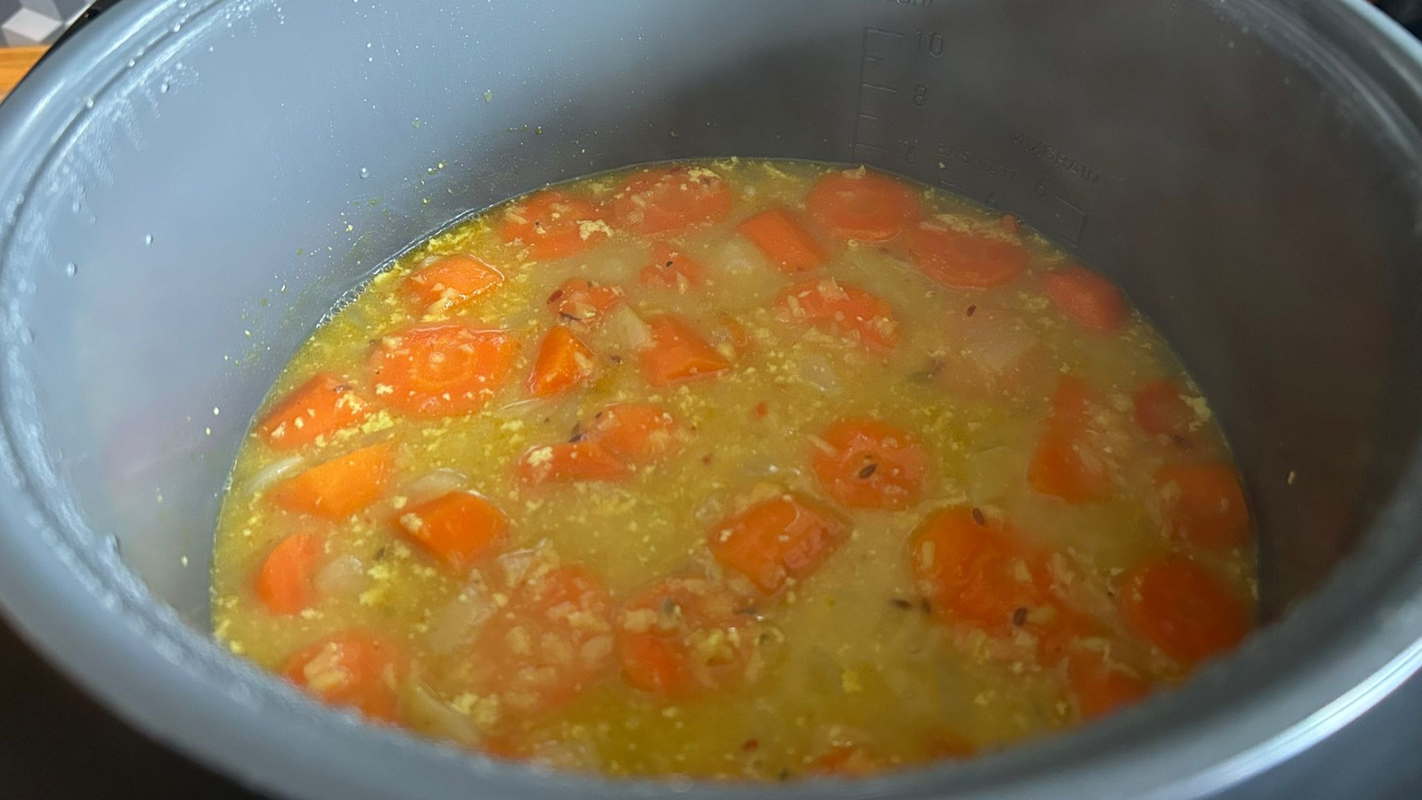 Soup cooked using Cosori 5L Rice Cooker