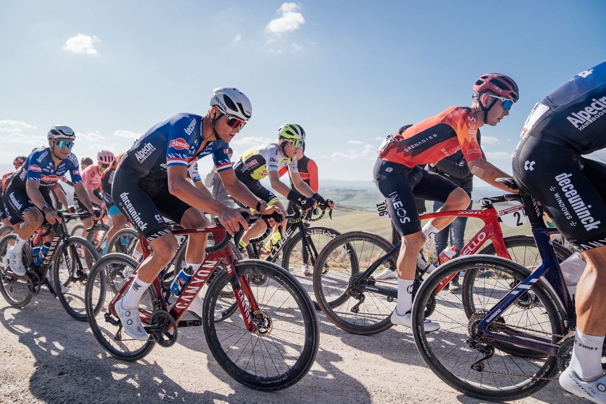 2023 Strade Bianche - Tuscany, Italy - Mathieu Van Der Poel, Alpecin Deceuninck.