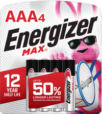 Energizer MAX AAA Batteries (4-Pack)