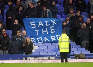 Everton fans vented their anger in protests during Saturday's home defeat to Aston Villa