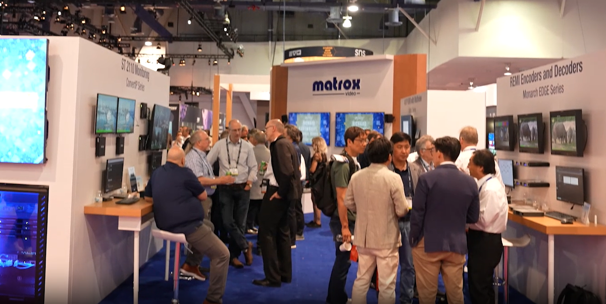 Matrox booth at NAB