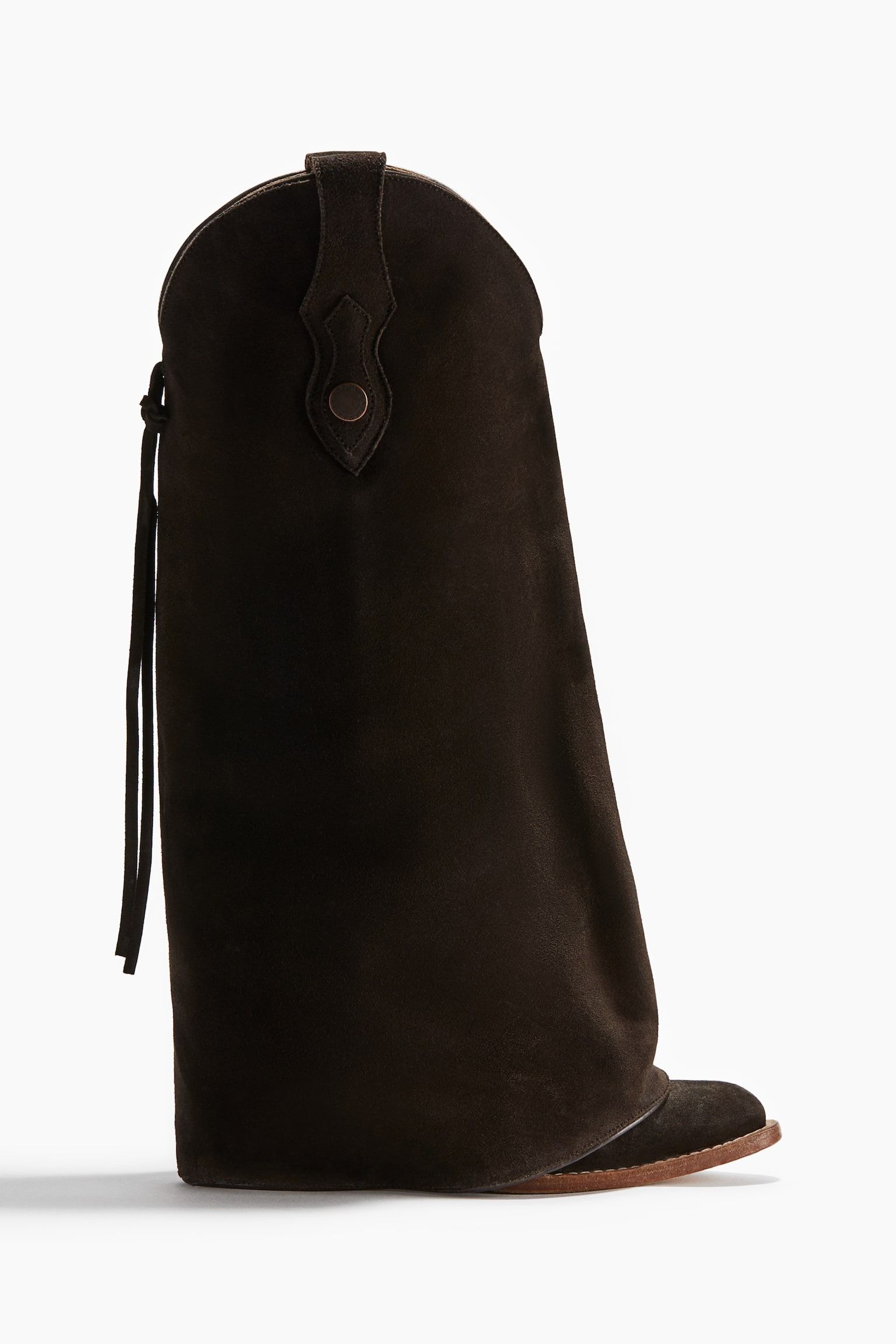 H&amp;M Western-Inspired Suede Boots