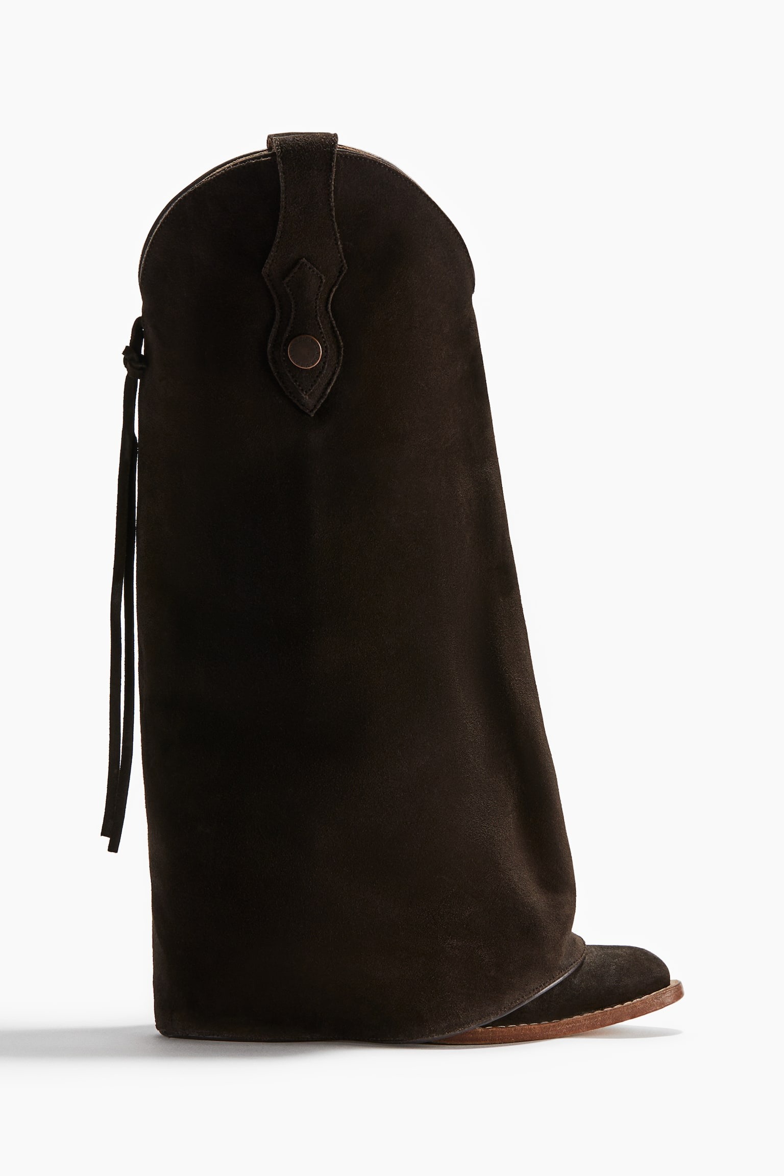 H&amp;amp;M Western-Inspired Suede Boots