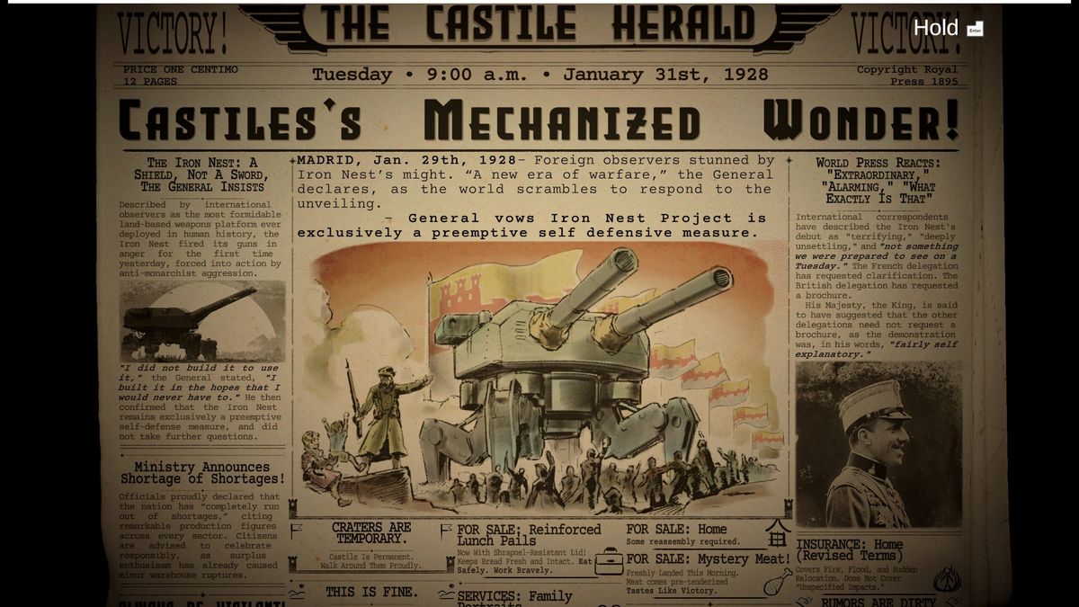 Iron Nest - Newspaper