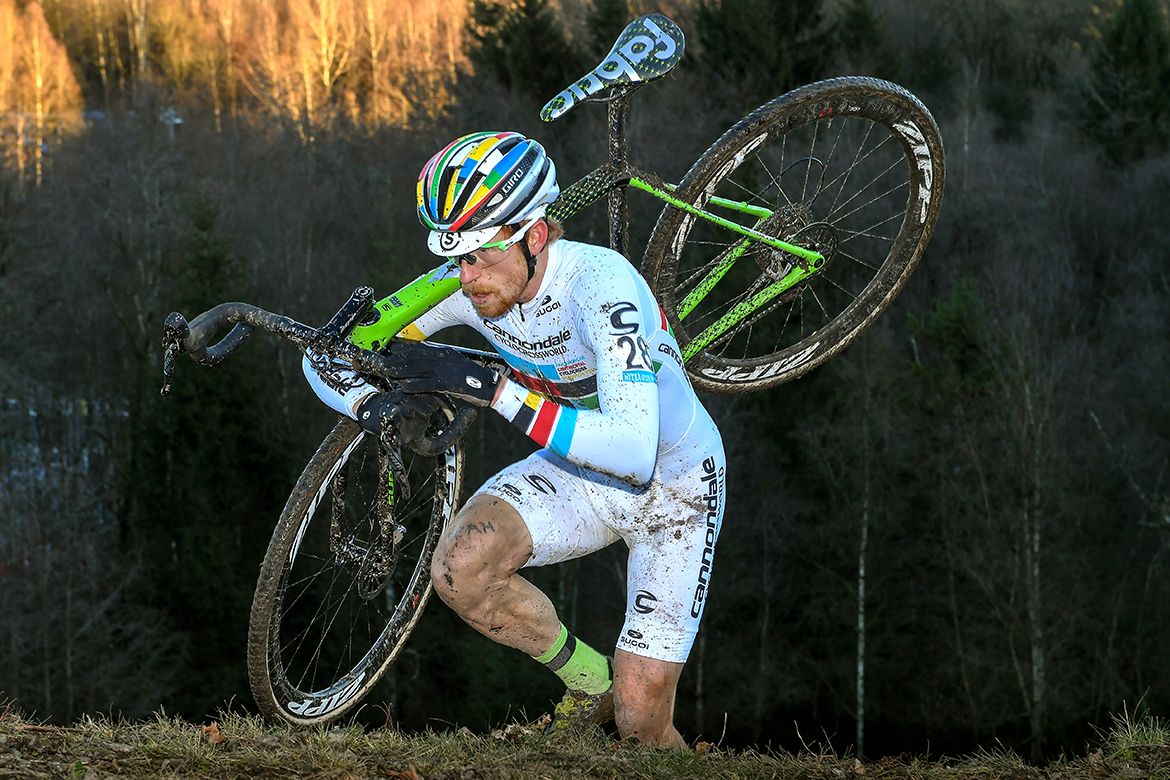 Stephen Hyde (Cannondale) rode to the top 10 in Spa