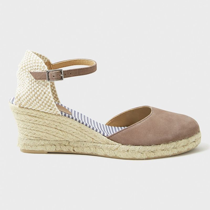 Espadrille wedge cut out 