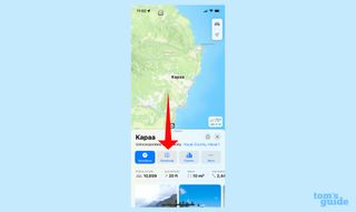 button to download maps in iOS 17 maps