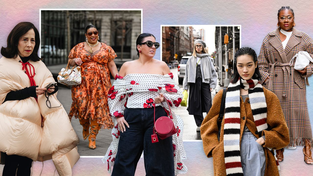 A collage of women wearing unique outfits to illustrate a post about personal style and the 75 hard style challenge