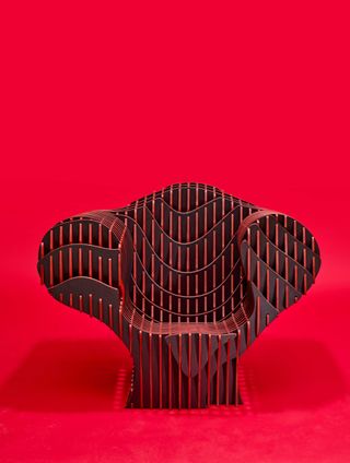 Big Easy, one of a series of Ron Arad chairs made in Alpi wood