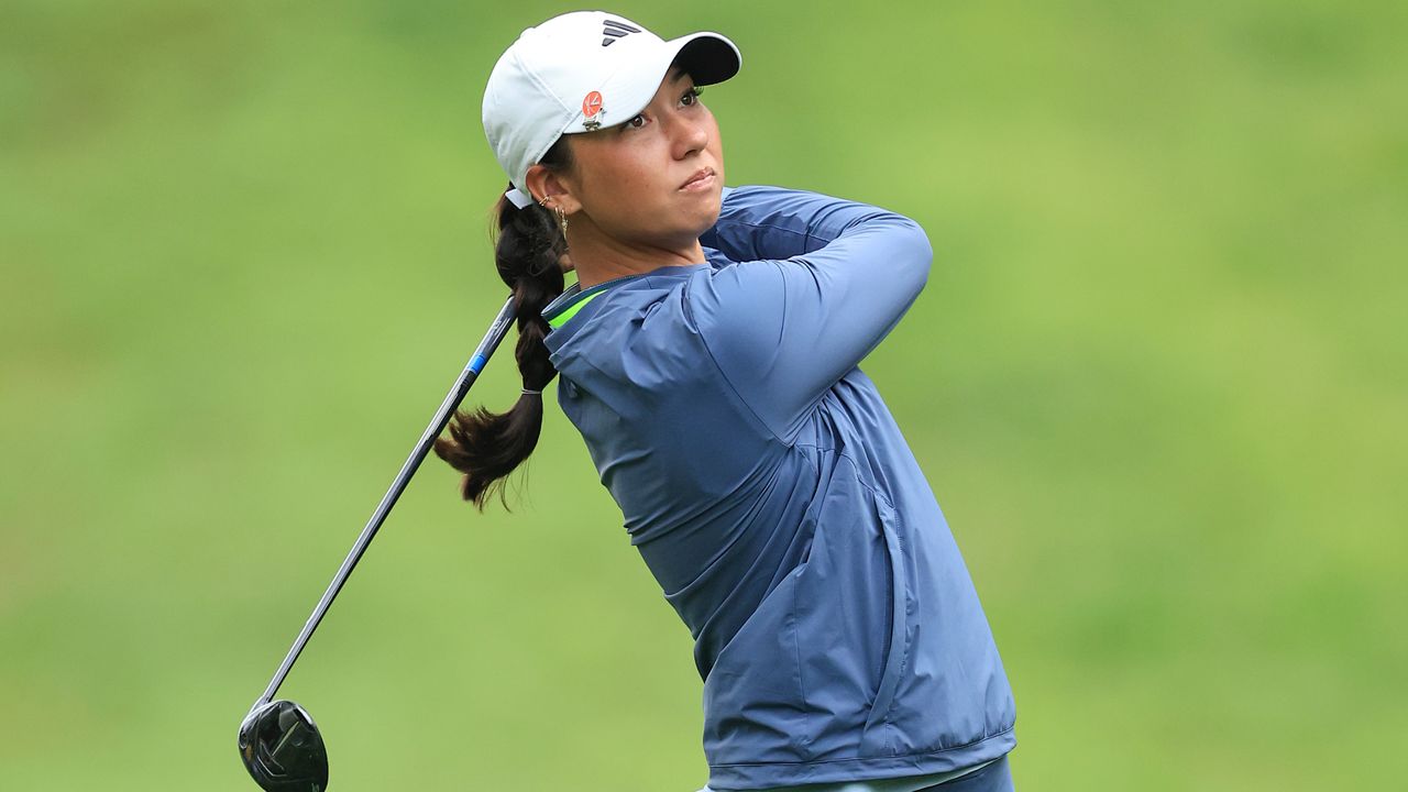 Amanda Sambach takes a shot at the Augusta National Women&#039;s Amateur