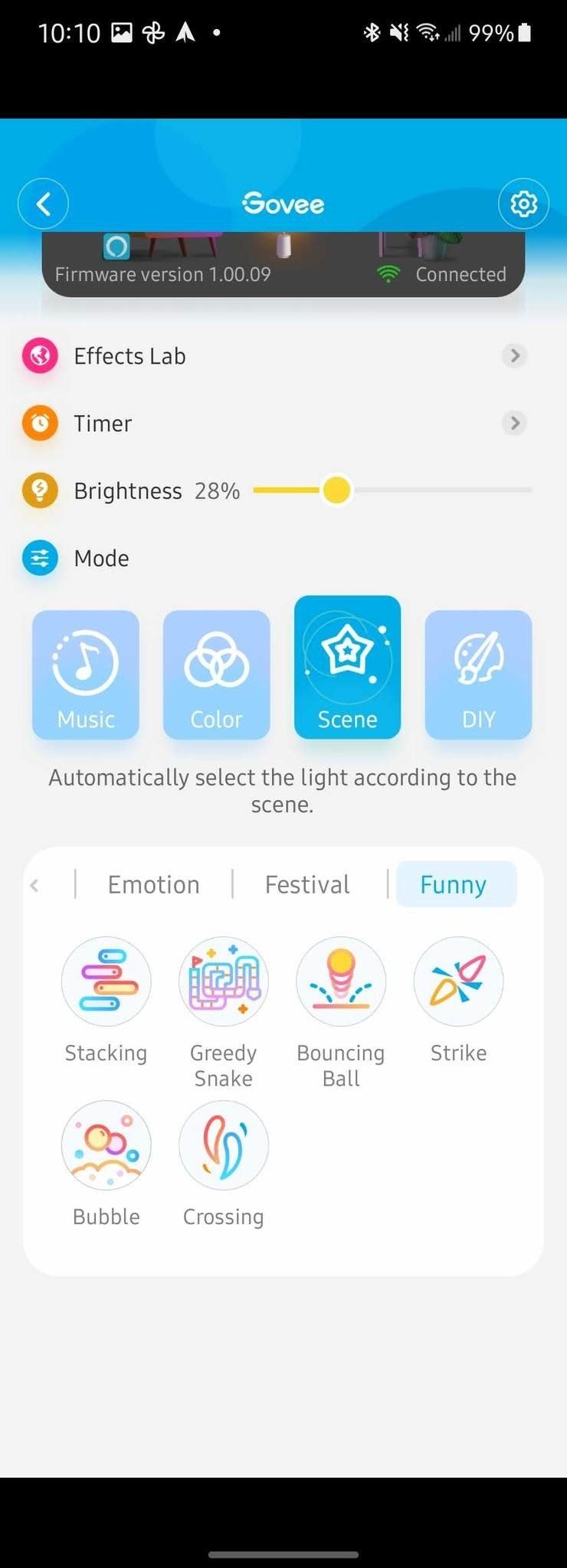 Govee Lyra Corner Floor Lamp Screenshot