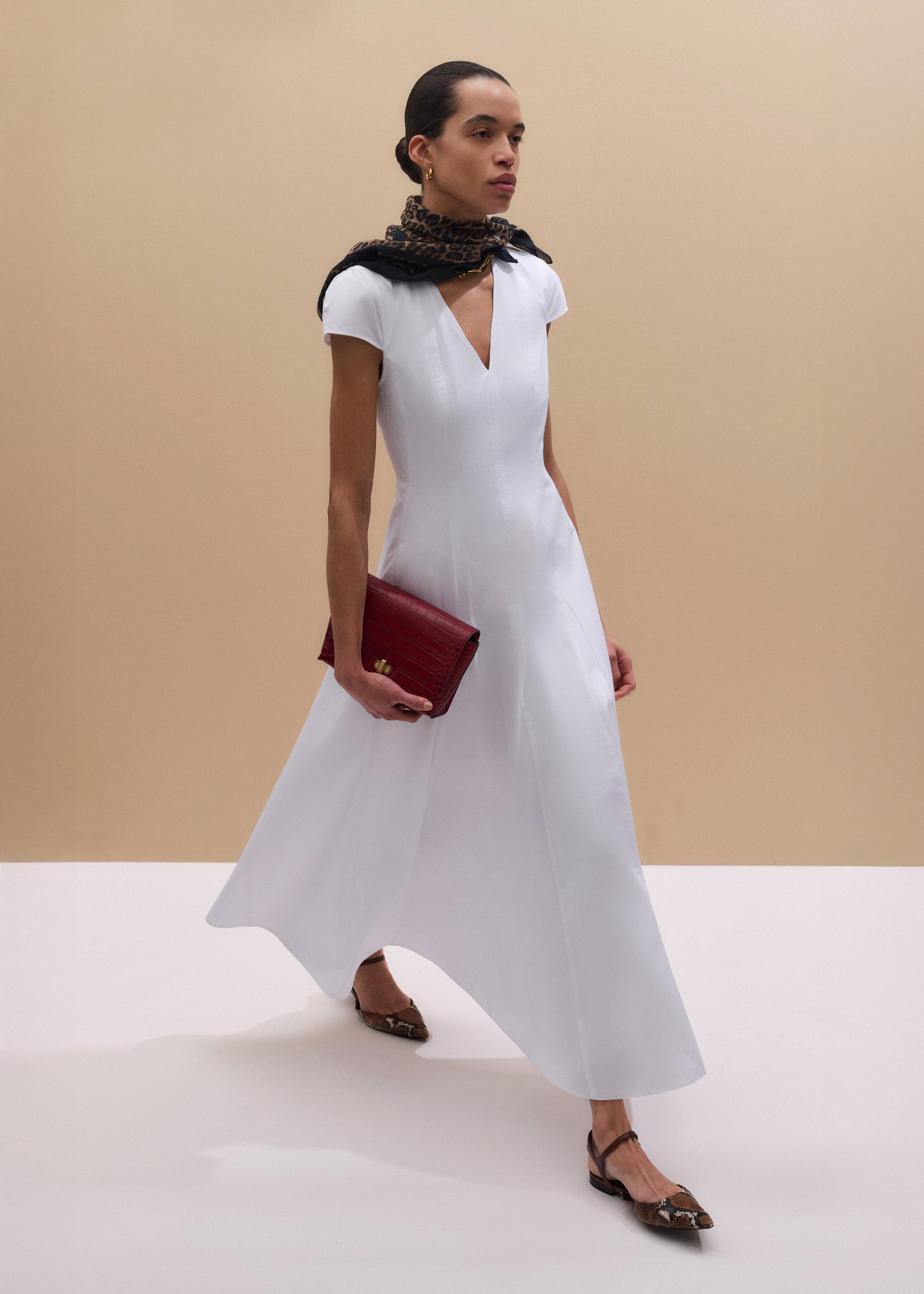 Fit + Flare Maxi Dress