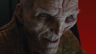 Andy Serkis' Snoke in Star Wars: The Last Jedi