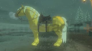 golden horse in Zelda Tears of the Kingdom