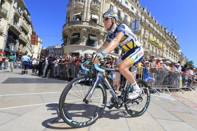 Boy van Poppel (Vacansoleil-DCM) in Montpellier for the start of stage 7
