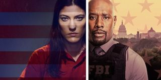 Jennifer Carpenter and Morris Chestnut in the enemy within