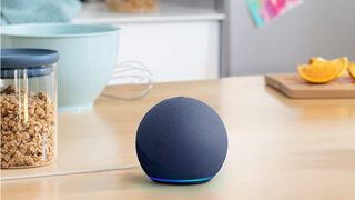 Amazon Echo Dot on counter
