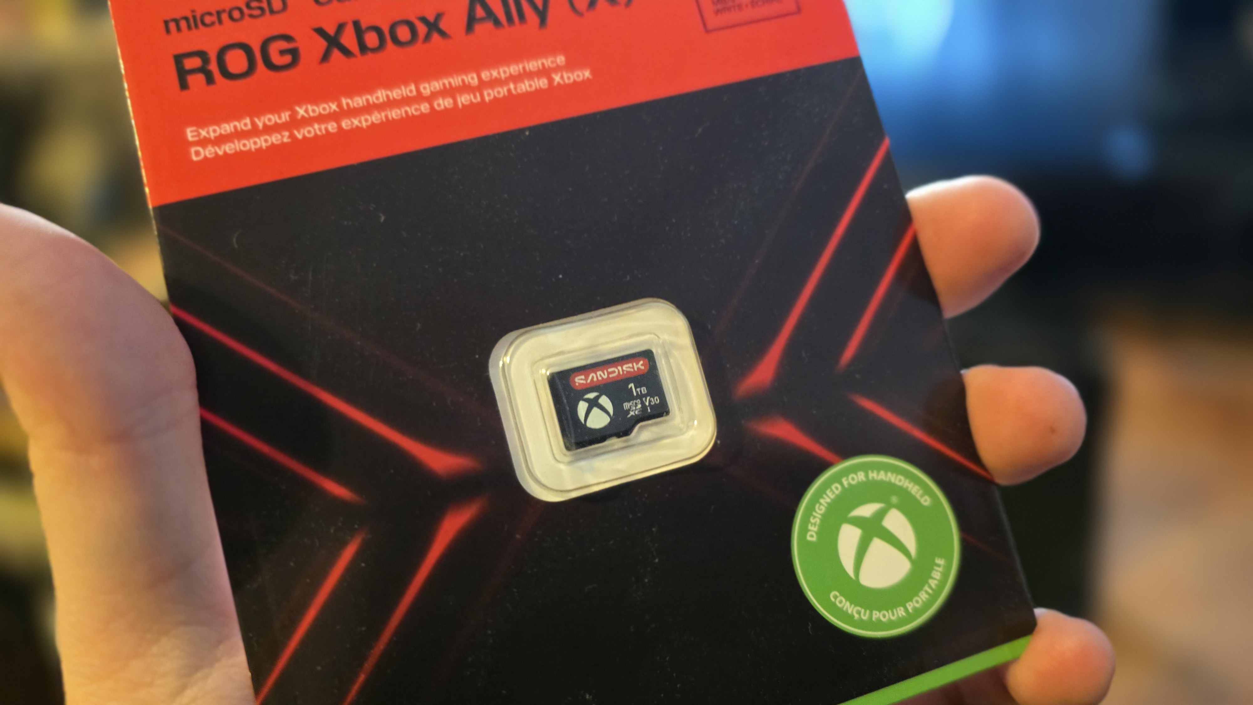 The Xbox Sandisk official MicroSD card