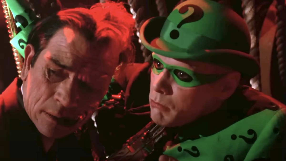 tommy lee jones and jim carrey in batman forever