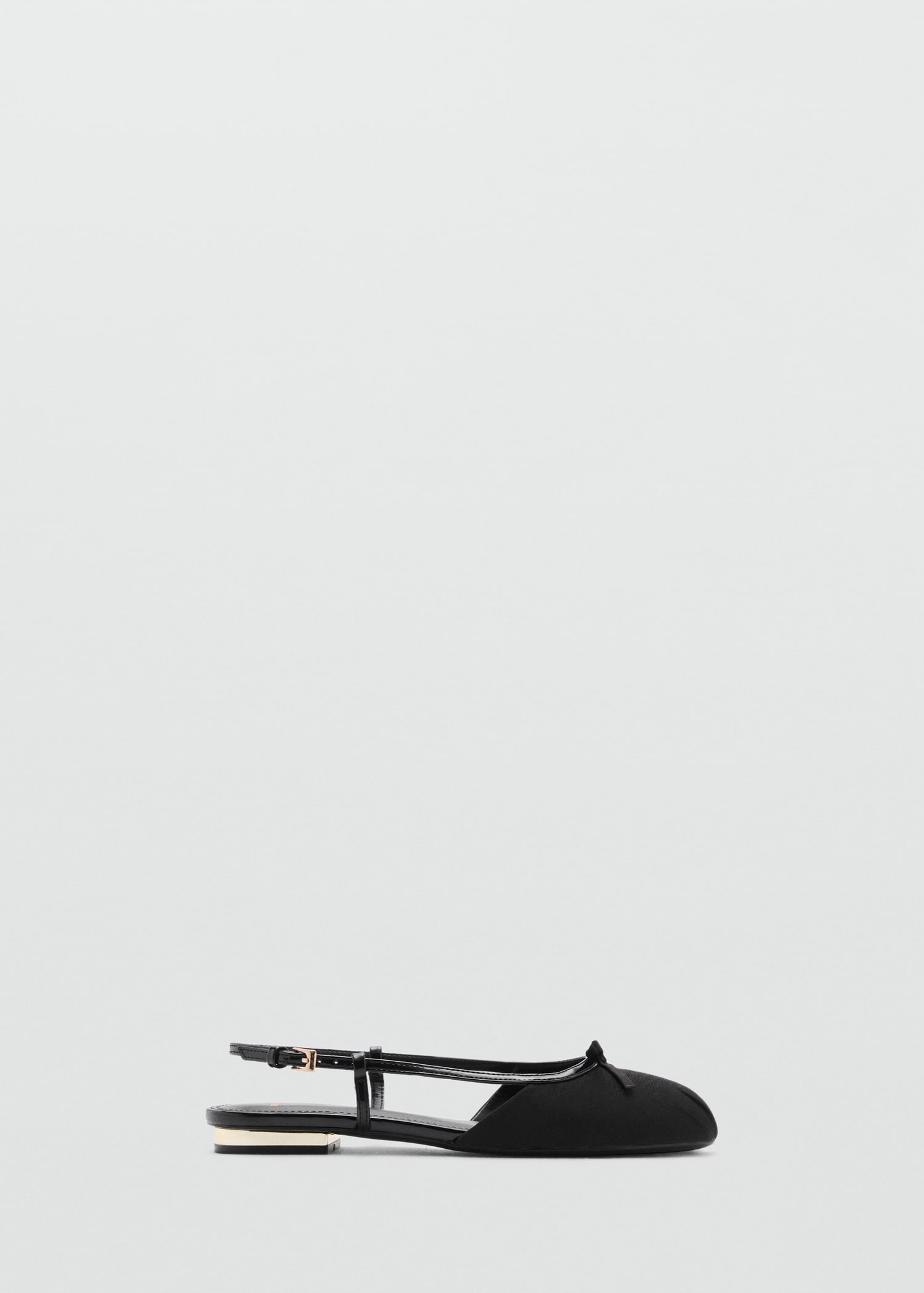 Ballet Flats With Decorative Bow Tie - Women | Mango Usa