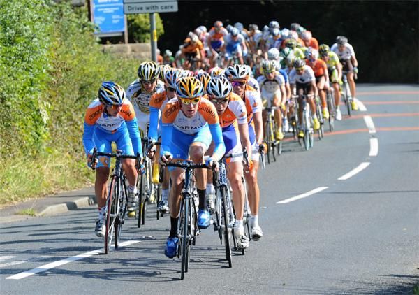 The Garmin-Slipstream team launched the chase.