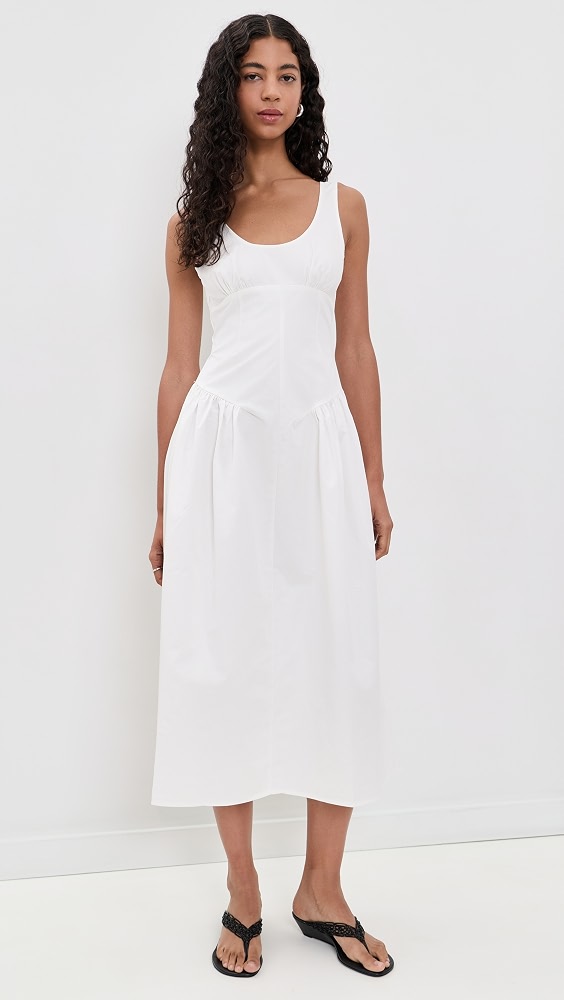 Luna Rosa Dress - Porcelain