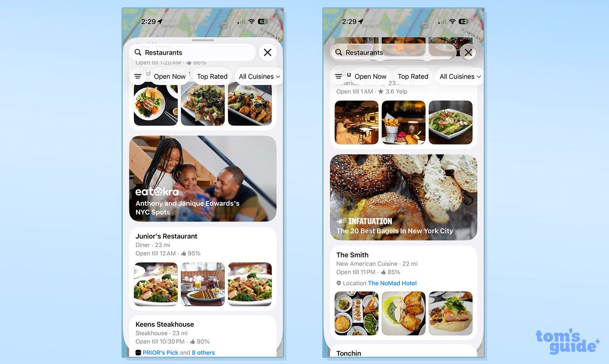 Apple Maps with ads
