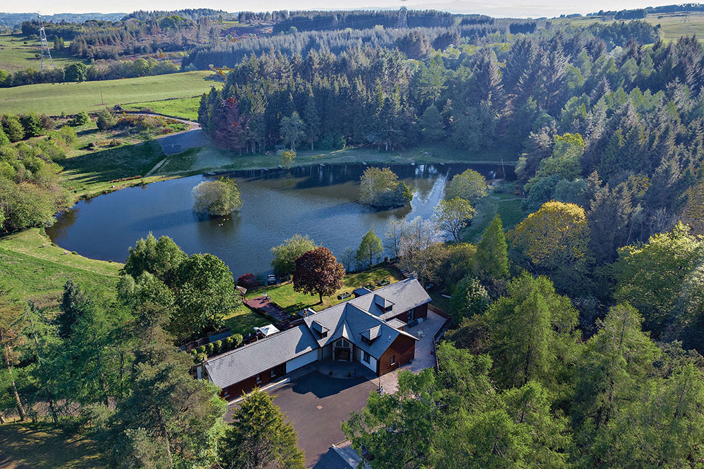 Property for sale with wildflower meadows: Lochside House, Houston, Renfrewshire.