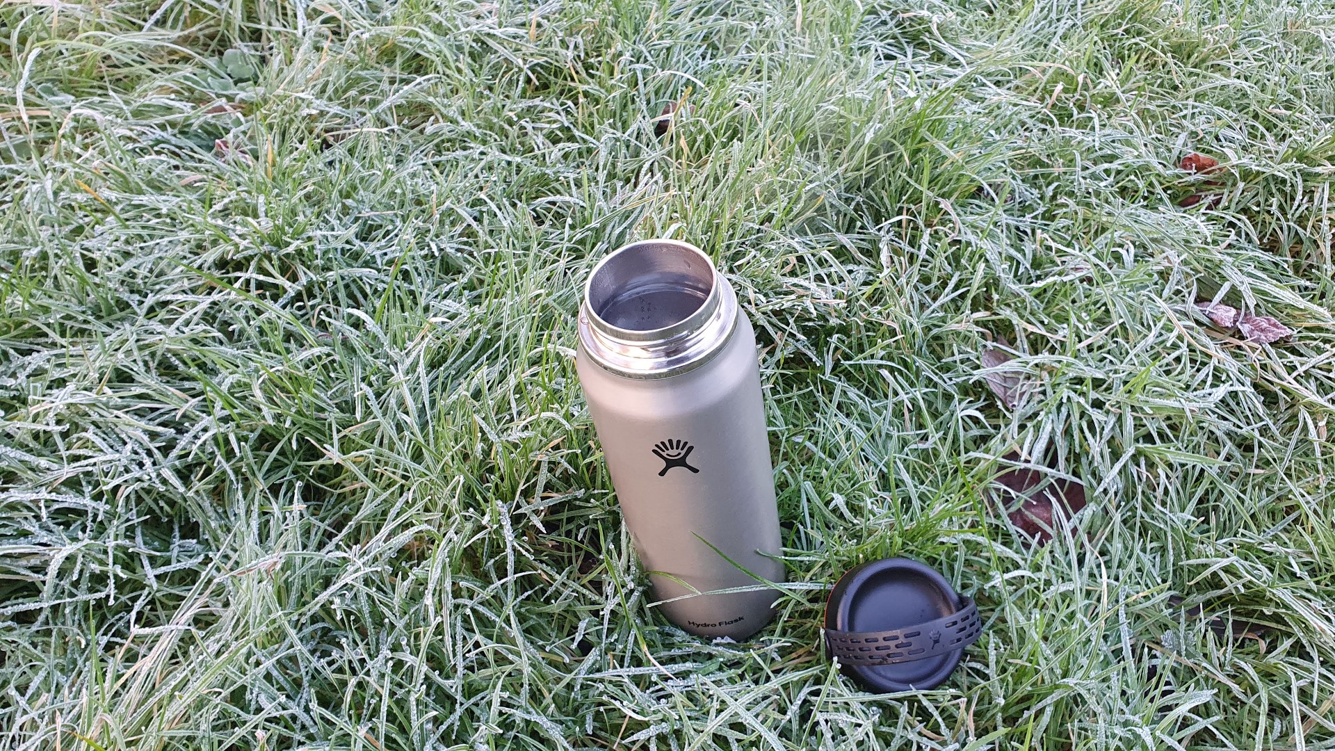 I took this Hydro Flask on a freezing hike to test its 'hot for 12