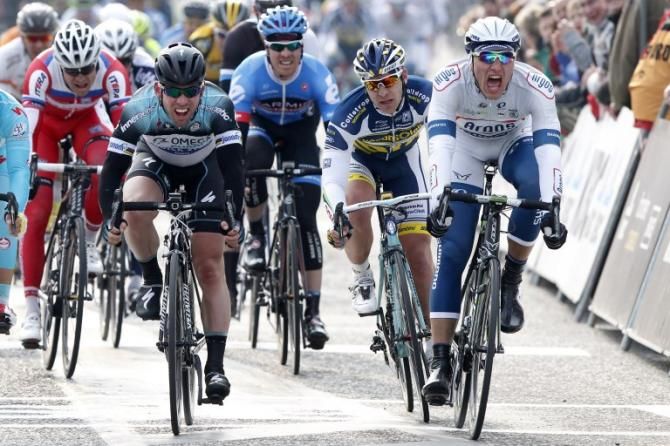 Marcel Kittel (Argos-Shimano) sprinted to victory in the Scheldeprijs for the second straight year.