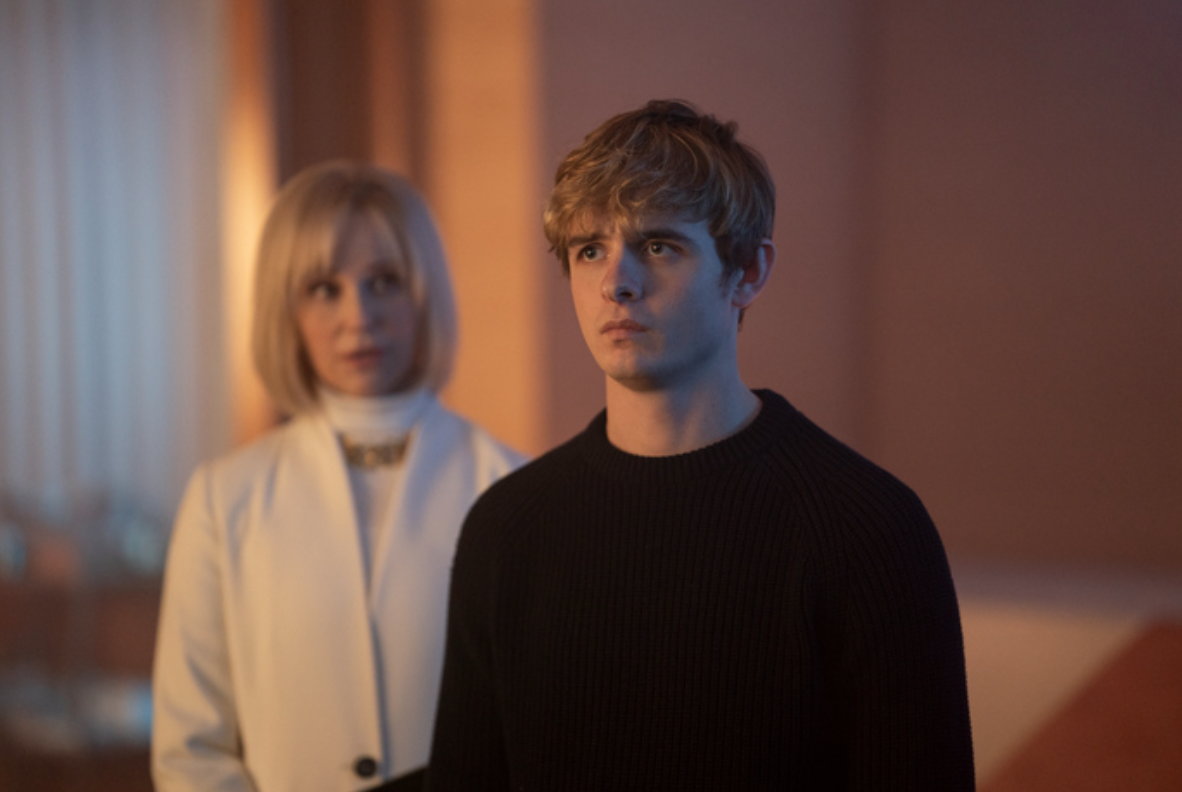 Alex Rider season 3: lead actor Otto Farrant with Sofia Helin