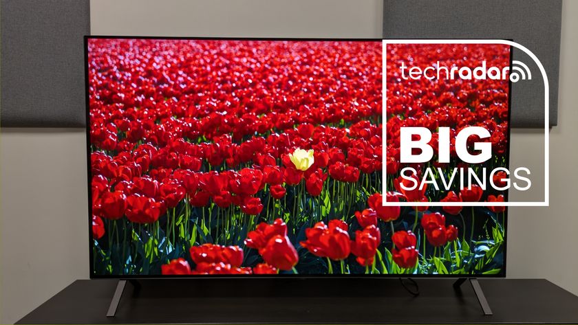 LG B5 with Big Savings badge in white overlay 