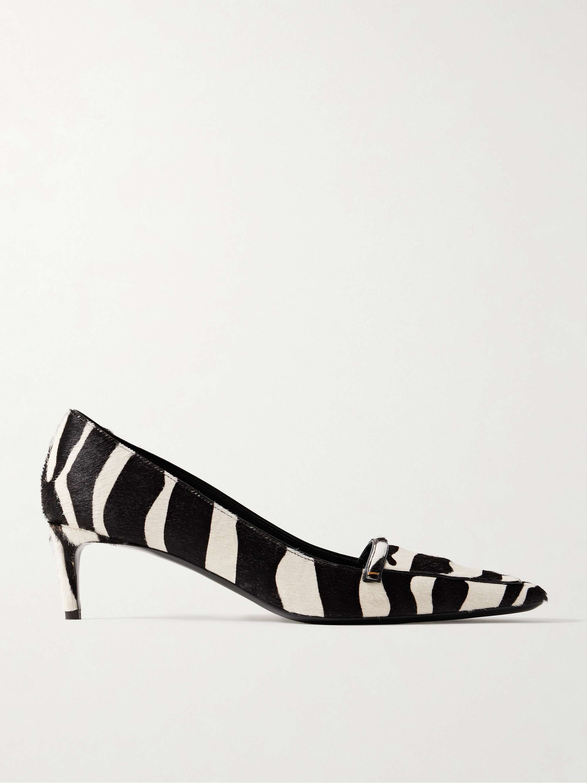 Celia Zebra-Print Calf Hair Pumps
