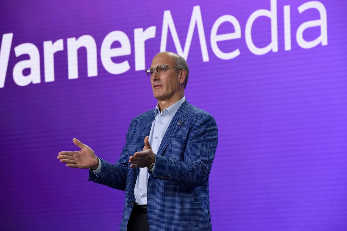 John Stankey, AT&amp;T Chief Operating Officer and CEO of WarnerMedia, during WarnerMedia&#039;s 2020 press day.