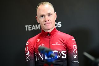 Chris Froome at the Team Ineos launch
