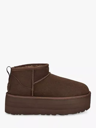 Ugg Classic Ultra Mini Platform Suede Boots